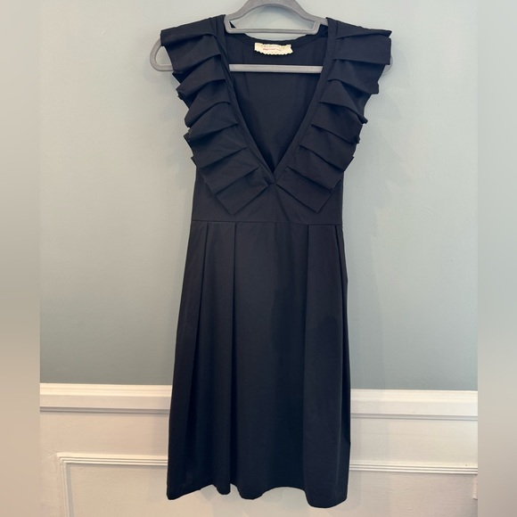 Fornarina Dresses & Skirts - Unique Fornarina LBD - Black Ruffled Dress